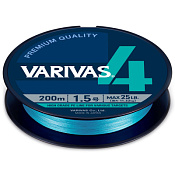 Леска плетеная Varivas X4 200м Water Blue