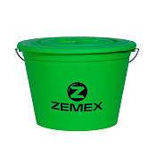 Ведро ZEMEX с крышкой, цвет зелёный