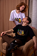 Футболка Drake Brake UNI TS 1.1 белая "Охотники"...