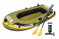 Надувная лодка JILONG FISHMAN 200 SET+пластик. весла+помпа...
