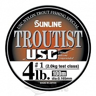 Монолеска Sunline Troutist USC 100m Natural Brown