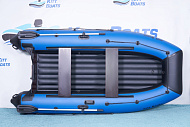Лодка Kittboats 370НД черно-синяя