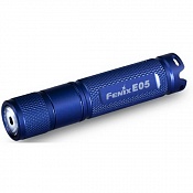 Фонарь Fenix E05 синий с батарейкой