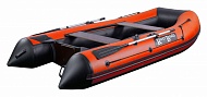 Надувная лодка River Boats ПВХ RB-330TT чёрно-оранжевая