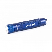 Фонарь Fenix E01 синий с батарейкой E01blbk