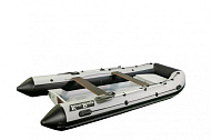 Надувная лодка River Boats РИБ 430 дейдвуд S черно-серый