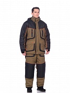 Костюм зимний Huntsman Siberia LUX цвет Хаки/Черный ткань ...
